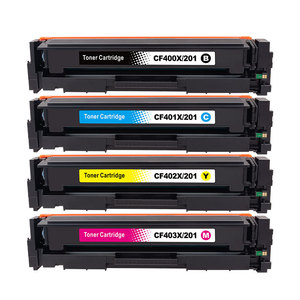 Cartucho de Tóner Compatible <span class=keywords><strong>HP</strong></span> CF400A <span class=keywords><strong>277dw</strong></span> M252n 252dw M277n para Cartucho Hp252n 201a a Todo Color, Paquete a Granel de 1000g - Product Image 1