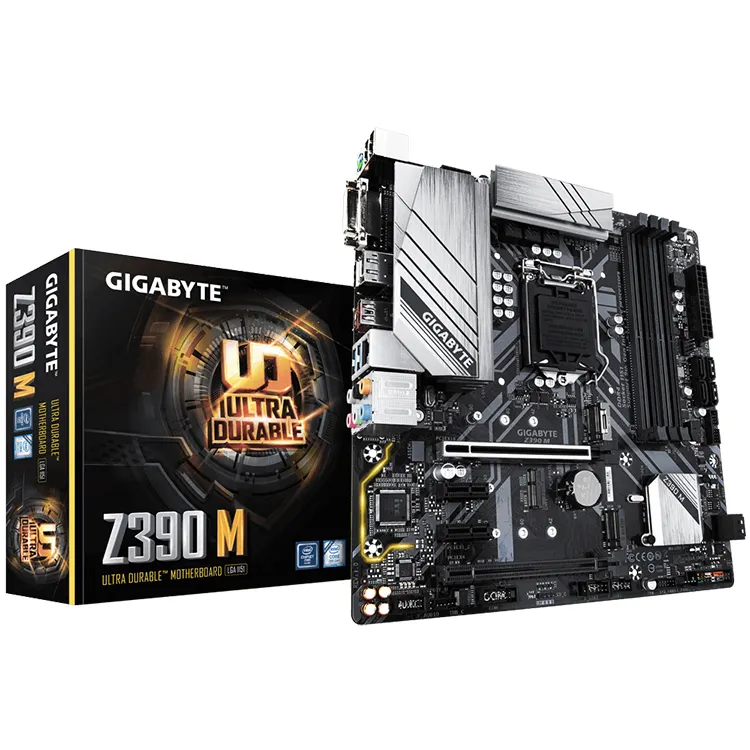 GIGABYTE Z390 M Intel LGA 1151ซ็อกเก็ต Z390 Chipset Gaming เมนบอร์ดสนับสนุน9th และ8th Gen Intel Core