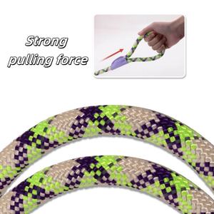 2-इन-1 स्लिप कॉलर डॉग ट्रेनिंग लीड भारी ड्यूटी टिकाऊ वेदरप्रूफ रस्सी लीश रात चलने वाला नायलॉन कुत्ते पट्टा - Product Image 3