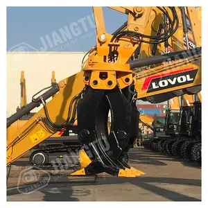 JT Can Be Customized 3ton Log Rock Grabs Wood Grapple For Excavator