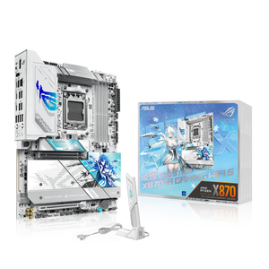 เมนบอร์ด ASUS ROG Strix X870-A Gaming WiFi S สีขาว ATX รองรับ AMD AM5 X870 DDR5 WiFi7 4xM.2 PCIe5.0 - Product Image 2