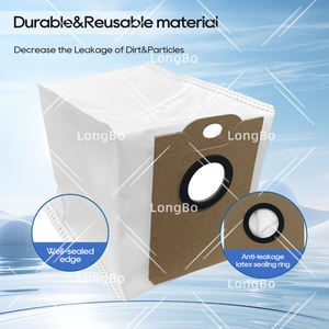 Sacchetto filtro antipolvere non tessuto adatto per Haier H9+ Conga 10000 Parti per aspirapolvere robot - Product Image 3