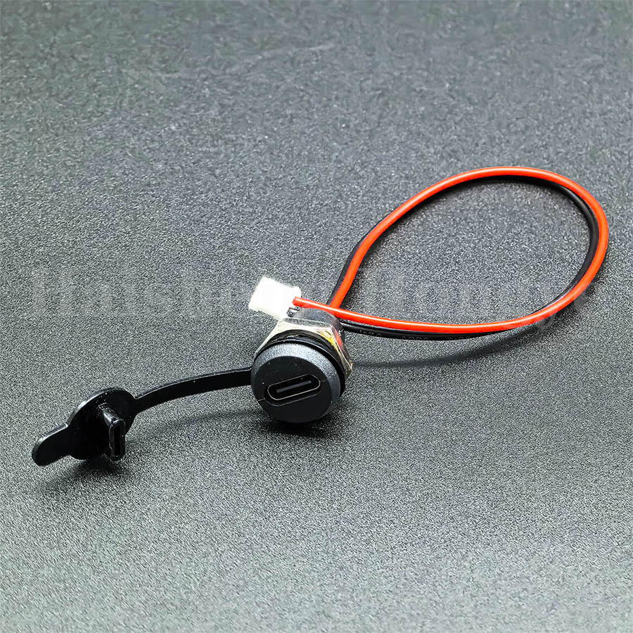 Connettore Femmina Tipo C Nero