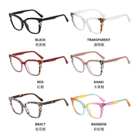 Gafas de lectura con filtro de luz azul y montura óptica de ojo de gato para mujer, diseño de moda, monturas de gafas de alta calidad al por mayor