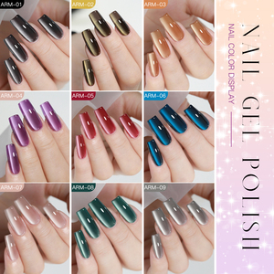 Vernis à ongles magnétique en <span class=keywords><strong>gel</strong></span> œil de chat <span class=keywords><strong>noir</strong></span> 15 ml, style punk, art des ongles, manucure, vernis semi-permanent pour les ongles d'hiver - Product Image 5