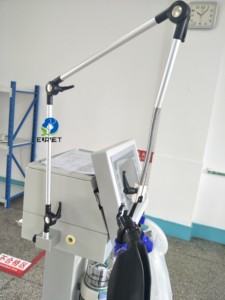EURVET Carro <span class=keywords><strong>de</strong></span> Equipos Veterinarios, Ventilador Veterinario, Máquina <span class=keywords><strong>de</strong></span> Respiración para UCI con Modos <span class=keywords><strong>CPAP</strong></span> y SIMV, Hospital <span class=keywords><strong>de</strong></span> Animales - Product Image 5