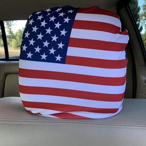 Ensemble de 2 housses d'appui-tête American Patriotic Eagle pour voitures pour le 4 juillet - Product Image 4