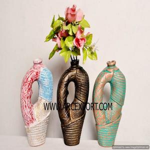 <b>Set</b> of 4 Different Sizes Modern Designer Flower Vases Superior Quality Metal Material Vase Home Decoration Flower Pots and Vase - Product Image 6