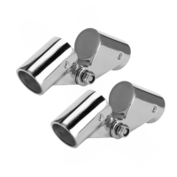 316 acier inoxydable accouplement pivotant bateau accessoire Marine Bimini raccord de tuyau Joint nouvel état