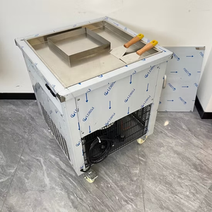 Nouvelle <span class=keywords><strong>machine</strong></span> à crème glacée verticale 2025 pour rouleaux de crème glacée et yaourt frit - Product Image 3
