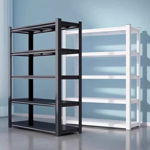 Estanterías de Almacenamiento para el Hogar de Acero sin Pernos, Ajustables, con Protección contra la Corrosión, 5 Niveles, Apilables para Garaje, Fácil Montaje - Product Image 4