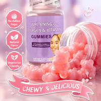 Gummies de collagène OEM ODM 3000mg, 60 unités, pour la beauté de la peau, commande en gros