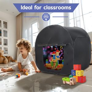 Therapy Toy Children Quiet Corner Play Pop up <strong>Sensory</strong> Blackout <strong>Tent</strong> Foldable Hide Healing <strong>Sensory</strong> <strong>Tent</strong> for Kids With Autism - Product Image 4
