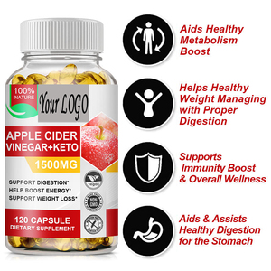 كيتو جوميز خضر 60 شخصا تغذية طبيعية كبسولات وكبسولات كيتو - Product Image 2