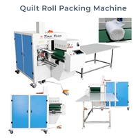 Machine automatique de roulage de couettes pour usine de textiles domestiques, machine de compression et d'emballage de rouleaux de couettes pour couettes et couvertures
