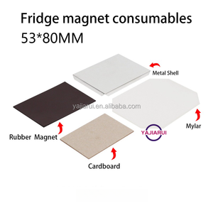 53*80Mm Hình Chữ Nhật Tay Báo Chí Tủ Lạnh Nam Châm Máy Làm Tùy Chỉnh Hình Ảnh Tủ Lạnh Nam Châm Nút Nhà Sản Xuất Nút Máy Kit - Product Image 5