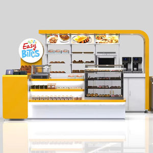 ซุ้ม<span class=keywords><strong>ขาย</strong></span><span class=keywords><strong>โดนัท</strong></span>คุณภาพสูง สีเหลืองและสีขาว พร้อมตู้โชว์<span class=keywords><strong>โดนัท</strong></span>ภายใน สำหรับ<span class=keywords><strong>ขาย</strong></span> - Product Image 1