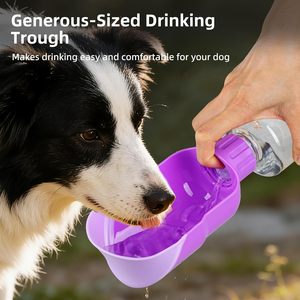Superdesign Dog <b>Water</b> <b>Bottle</b> 17 Oz Portable With <b>Strap</b> For Travel - Product Image 2