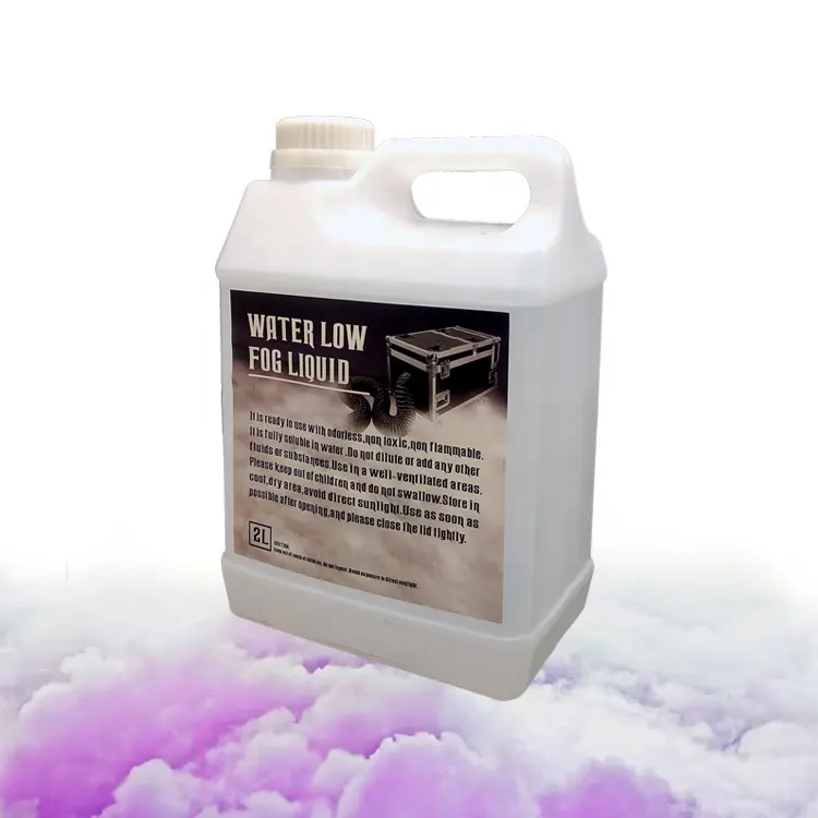 DELIFX 2L Waterbase odorless liquid for low fog machine Low lying fog juice for stage equipment waving cloud effect