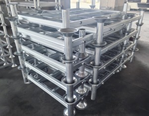 탈착식 쌓을 수 있는 아연 도금 금속 팔레트 랙-냉실 이송 및 보관 - Product Image 6