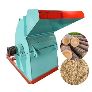 Single feed port 2-3t/h Electric Wood chipper machine diesel Shredder biomass shredder