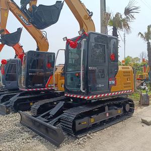 Excavadora Sany 75C usada, máquina de 3, 6 y 7 toneladas, excavadoras usadas, maquinaria de movimiento de tierras usada, construcción, oruga hidráulica, excavadora grande - Product Image 3