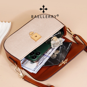 Baellerry Women's Crossbody Bag Horizontal <b>Square</b> Color Blocking Anti-Theft Multi-Pocket Phone Wallet Spring 2024 - Product Image 1