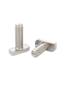 สลักเกลียวตัวทีสแตนเลส สลักเกลียวหัวค้อนแบบ T-Slot สลักเกลียวสำหรับร่องโปรไฟล์อะลูมิเนียม สลักเกลียวสำหรับงานหนัก อุปกรณ์ยึดสำหรับงานอุตสาหกรรม สกรูเกลียว - Product Image 1
