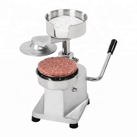 Machine professionnelle à rouleaux pour boulettes de poulet, Machine à hamburger, Machine à viande