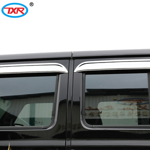 Chrome cửa Visor xe Vent bóng râm <span class=keywords><strong>Sun</strong></span> Visor mưa bảo vệ cửa sổ làm lệch hướng cửa sổ Visor cho <span class=keywords><strong>Jeep</strong></span> Wrangler JL 2018 - Product Image 2