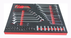 Bộ dụng cụ 196 món với tủ dụng cụ 7 ngăn kéo, hộp dụng cụ xưởng, ngăn kéo có kèm dụng cụ - Product Image 2