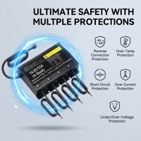 Chargeur de batterie multi-sorties robuste à brancher, chargeur d'alimentation multi-ports standard américain