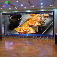 4K Cob Светодиодный настенный экран Цифровой маркетинг рекламный дисплей для Windows 0,9 Шаг пикселей для видео стен аэропорта