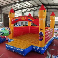 Glissière d'eau gonflable commerciale pour enfants, piscine gonflable en plastique souple, grand château gonflable, maison à rebond, bon marché, chine