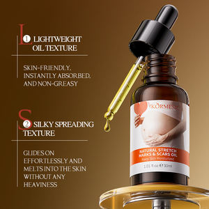 KORMESIC-Aceite Natural <span class=keywords><strong>Reafirmante</strong></span> para Eliminación de Estrías, Reparación Eficaz, Tratamiento Antiestrías, <span class=keywords><strong>Crema</strong></span> para Cicatrices - Product Image 5