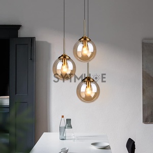 Lampade <span class=keywords><strong>a</strong></span> <span class=keywords><strong>Sospensione</strong></span> in Vetro <span class=keywords><strong>a</strong></span> Sfera, Illuminazione Nordica per Soggiorno e <span class=keywords><strong>Camera</strong></span> <span class=keywords><strong>da</strong></span> <span class=keywords><strong>Letto</strong></span>, Lampade <span class=keywords><strong>a</strong></span> <span class=keywords><strong>Sospensione</strong></span> Moderne per Isola Cucina - Product Image 5