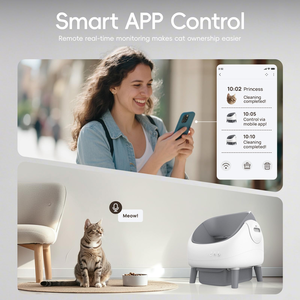 OEM Self-Cleaning Electric <b>Cat</b> Litter <b>Box</b> with Timed App Control No Smell Automatic Toilet Easy Clean 20L Inner Space - Product Image 2