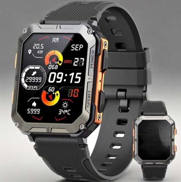 Hot Sale Men Women Outdoor Sports Large Screen Voice Assistant Fitness Pro Smartwatch
