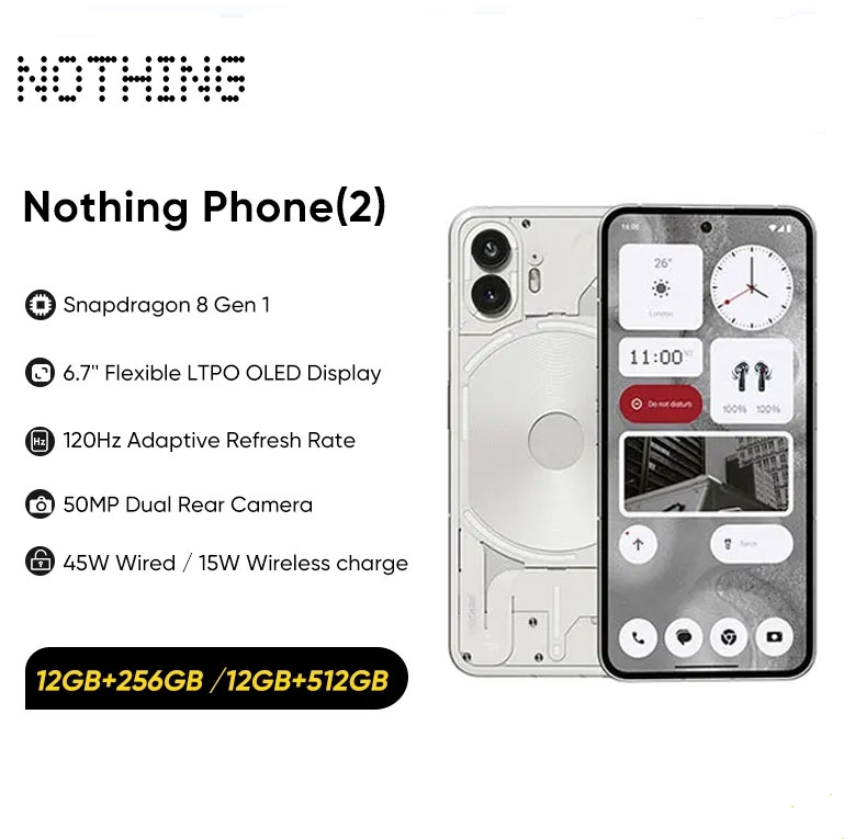 nothing phone（2） 12+256GB おまけつき Nothing Phone (2) 5G Grey 256GB + 12GB Dual-SIM Factory