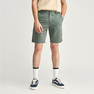 <span class=keywords><strong>Bermuda</strong></span> personnalisé à imprimé floral tropical pour hommes en tissu sergé de coton doux ceinture <span class=keywords><strong>élastique</strong></span> de coupe décontractée loisirs de plein air - Product Image 2