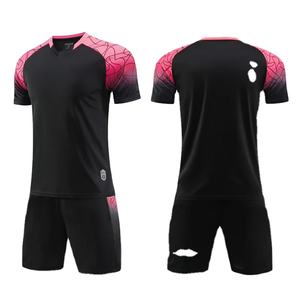 Ensemble de maillots de football à manches courtes imprimés de haute qualité pour hommes, uniforme de football pour adultes, maillot de football personnalisé pour garçons, couleur personnalisée, nom personnalisé, DIY - Product Image 2