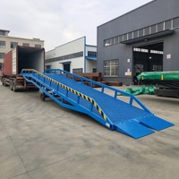 Ramp Hidrolik Mobile 8 Ton untuk Pemuatan Kontainer di Dermaga, Cocok untuk Truk dan Forklift