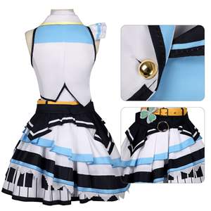 Disfraz de <span class=keywords><strong>cosplay</strong></span> de Haruka Kirigaya y Airi Momoi de World Plan cos PJSK MORE MORE JUMP, ropa para mujer en stock - Product Image 3