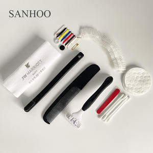 SANHOO Kit de servicios de <span class=keywords><strong>hotel</strong></span> de lujo Juego de higiene desechable ecológico para huéspedes Estilo de <span class=keywords><strong>hotel</strong></span> de 5 estrellas - Product Image 1