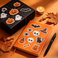 Impresión de Pegatinas de Vinilo con Corte Personalizado, Etiquetas Adhesivas Impermeables de PVC, Diseño de Logotipo de Empresa, Pegatinas de Dibujos Animados