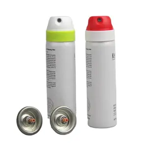 优质100毫升彩色空钢铝气雾剂罐防晒喷雾瓶干洗发水瓶