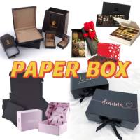 Boîte cadeau ondulée personnalisée, emballage de boîte postale en papier écologique avec Logo