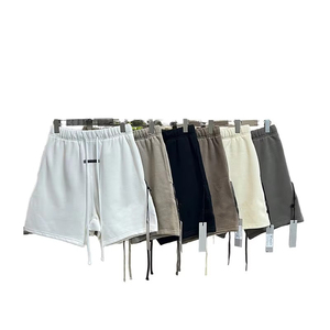 Articles Essentiels pour l'Été SS22 FW24 – <span class=keywords><strong>Shorts</strong></span> en Coton de Luxe pour Hommes, Qualité Supérieure, Cordon de Serrage à la Taille, Sport Décontracté, Flocage - Product Image 3