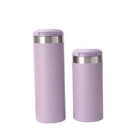 Mug de voyage isotherme 350 ml/500 ml en acier inoxydable 304 à double paroi avec couvercle pour boissons chaudes et froides
