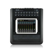 Console de mixage audio numérique professionnelle 16 canaux en métal avec entrées XLR